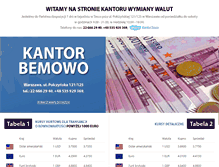 Tablet Screenshot of kantor-bemowo.com.pl